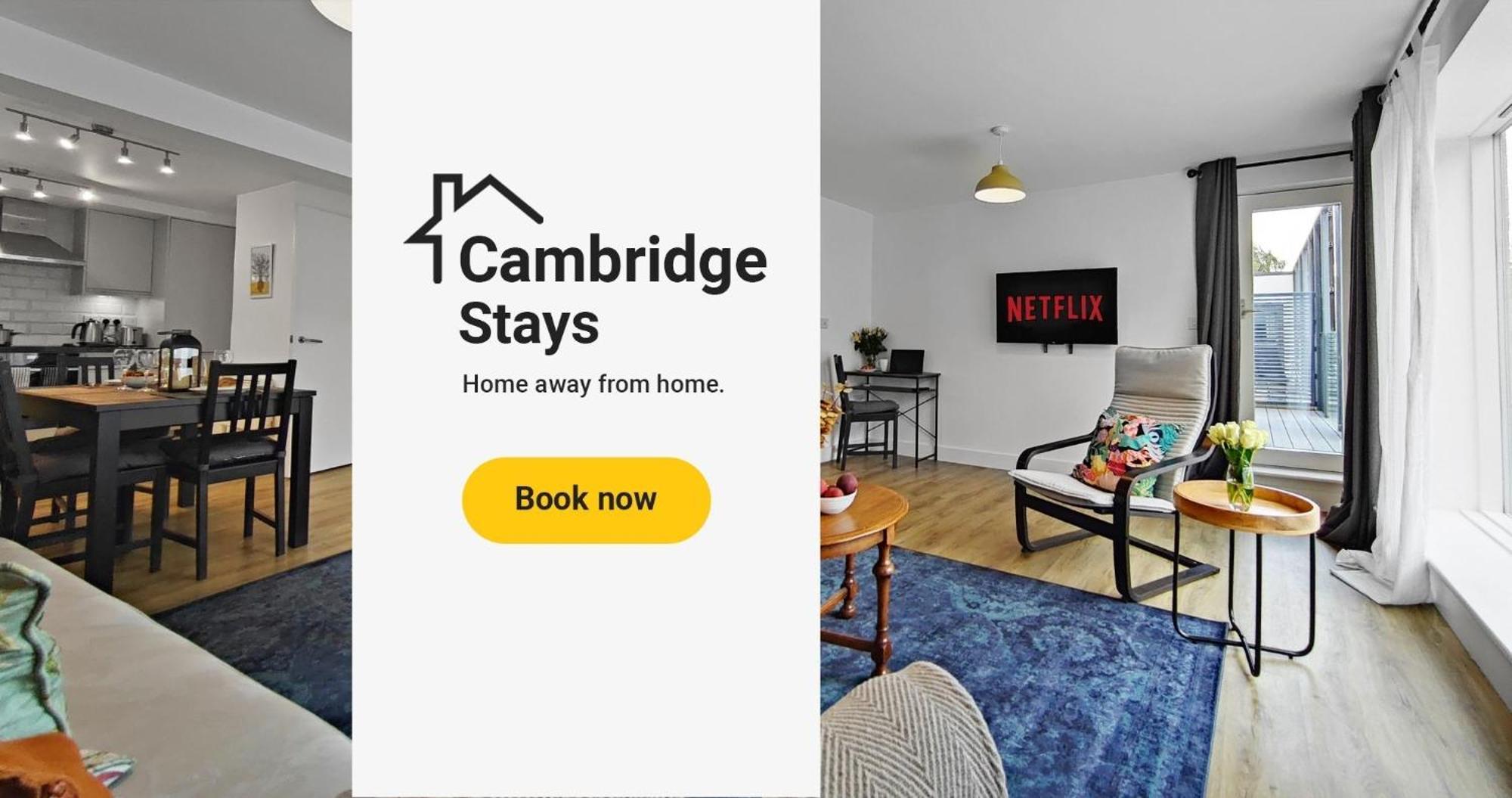 Cambridge Stays Riverside 2Br Flat-Walk To Centre-Parking-Balcony Экстерьер фото